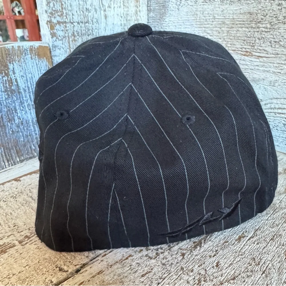 Fly Racing Black Pinstripe Cap - Picture 2 of 5